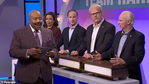 An SNL sketch framed as a Family Feud episode mocked Harris, Tim Waltz, Doug Emhoff and Joe Biden