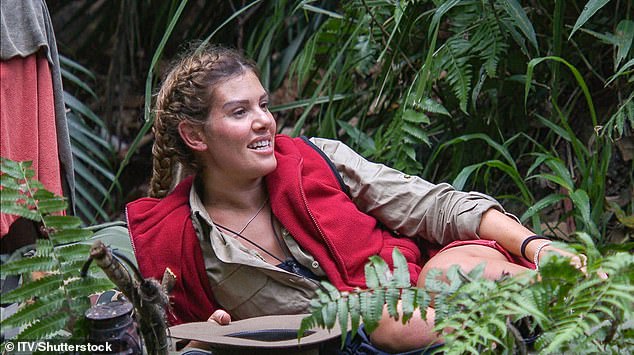 Rebekah Vardy pictured in the 2017 series I'm a Celebrity... Get Me Out of Here