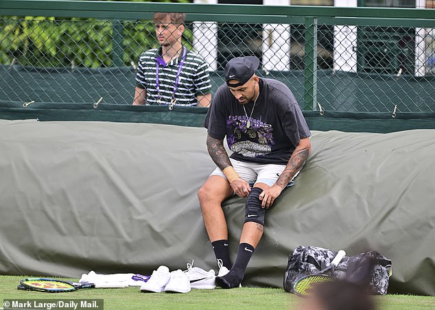 A spate of injuries has sidelined Kyrgios over the past year, with the Australian star playing just one league match in the last two years.