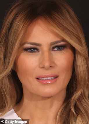 Melania Trump pictured in 2020