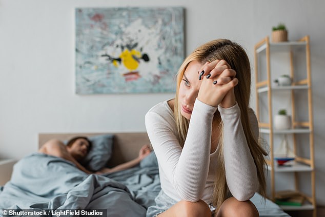 Spending too much time 'bed rot' can reduce intimacy with your partner, says a psychologist (stock image)