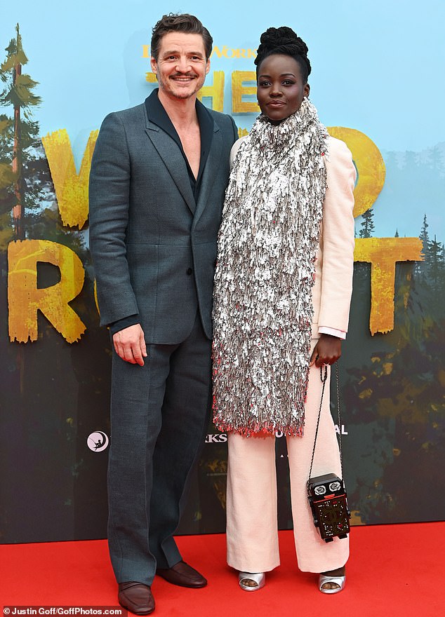 The stars of the new family film Pedro Pascal and Lupita Nyong'o also appeared on the red carpet for the screening