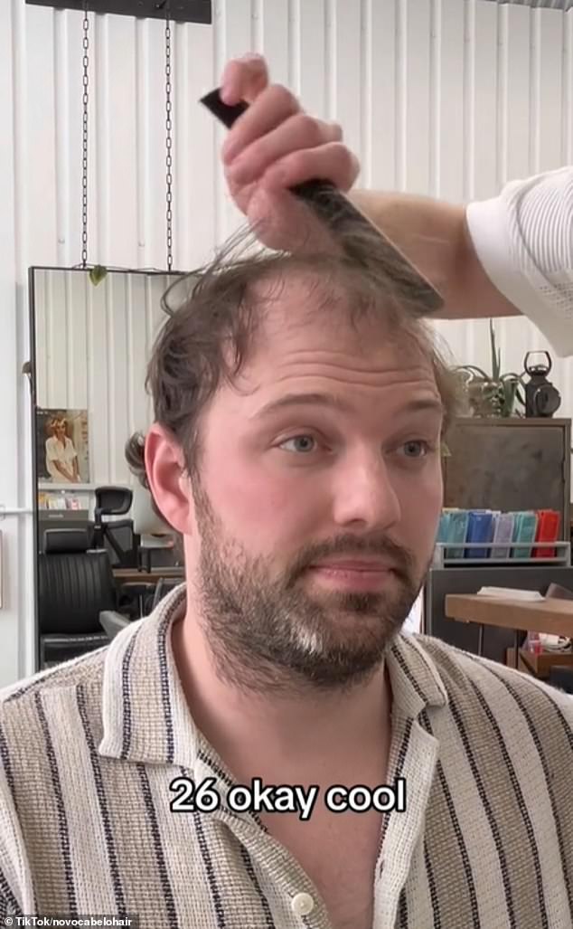 The 26-year-old was fine with the suggestion that a 'gentleman scissor cut' could be a good style choice