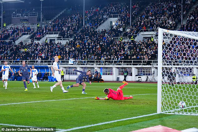 Grealish latched onto Angel Gomes' lovely pass before tucking his finish into the far corner