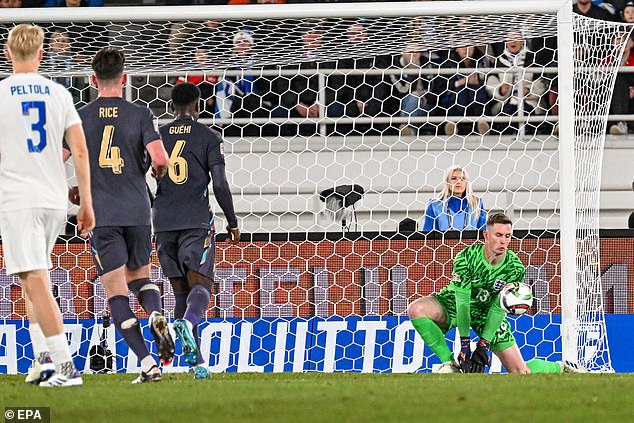 Dean Henderson was also forced into action following his late return for the Three Lions