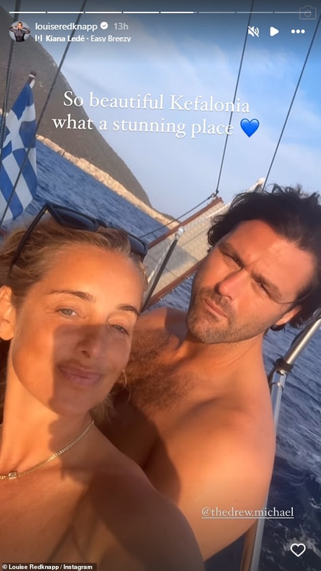 Their outing comes just weeks after she shared a series of photos with Drew during their romantic Greek getaway