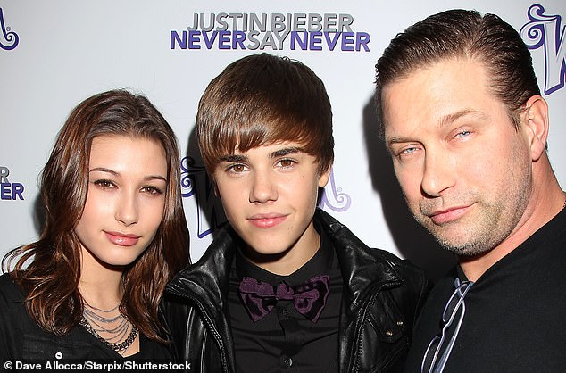 Hailey's family tensions have also affected Justin's relationship with the Baldwins, with the source claiming: 'Justin doesn't get along with her family' (pictured in 2011)