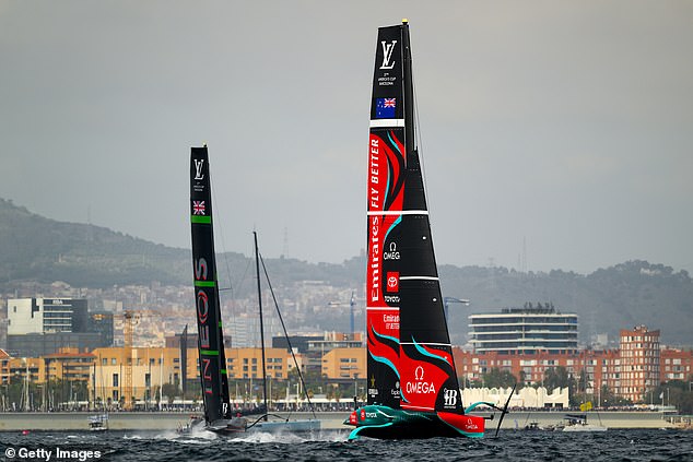 The 2024 America's Cup, a first-to-seven-win competitive racing series, kicked off on Saturday