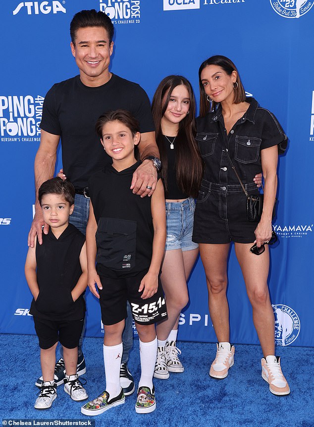 The family was spotted at Ping Pong 4 Purpose in Los Angeles in July 2023