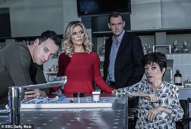 The 52-year-old actress is known for her role as forensic investigator Clarissa Mullery in the BBC crime drama Silent Witness (pictured)