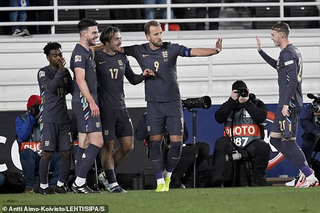 England's victory over Finland saw Carsley's side finish second in UEFA Nations League Group B1