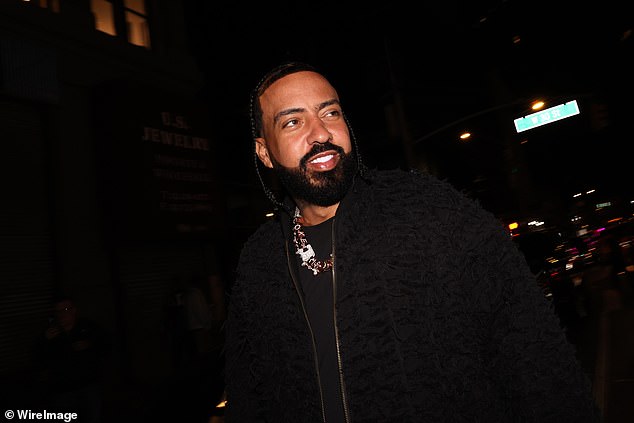 Singer French Montana was one of many guests at the bash