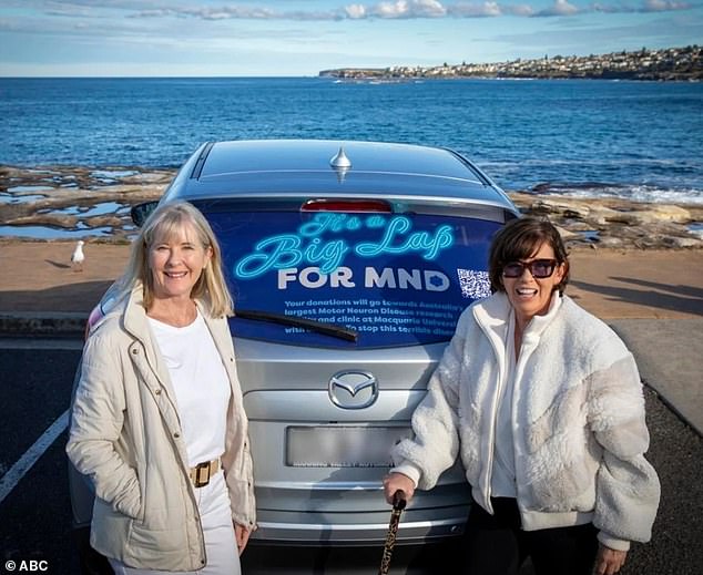 Kylie and Fiona made headlines last year when they took a road trip together to raise money for MND. Their trip, which raised $200,000 for research, was later featured in an episode of Australian Story. (Pictured)