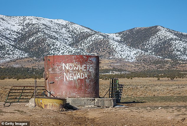 The area was once a booming mining district after silver was discovered in the nearby Shoshone Mountains