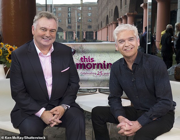 Presenter Eamonn Holmes is also in Schofield's line of fire