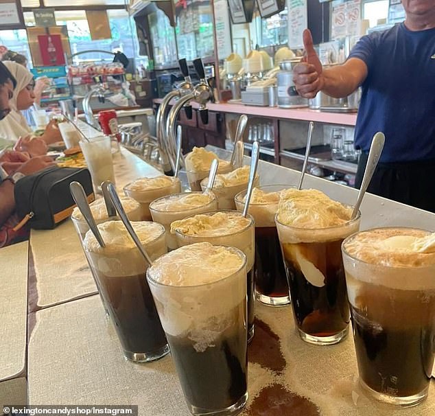 The restaurant is known for its coca-cola floats, which are loved by tourists and loyal customers alike