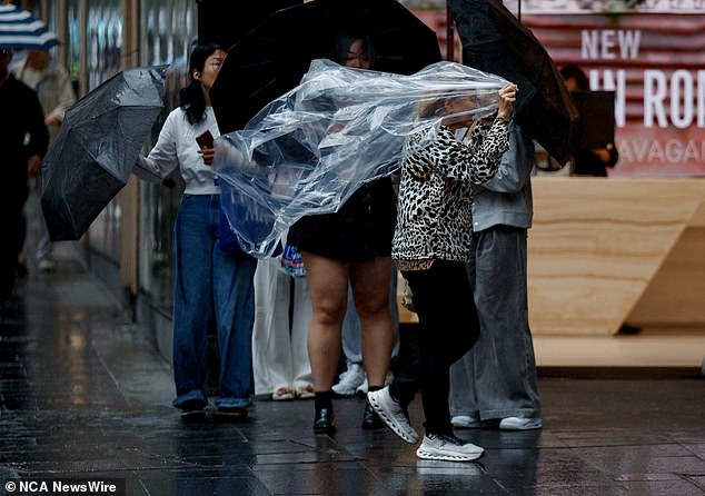 Severe thunderstorms are causing heavy rainfall that could lead to flash flooding on the NSW central coast in the coming hours