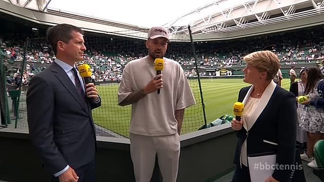 Over the past year Kyrgios has focused on working in the media and this summer he worked for the BBC at Wimbeldon