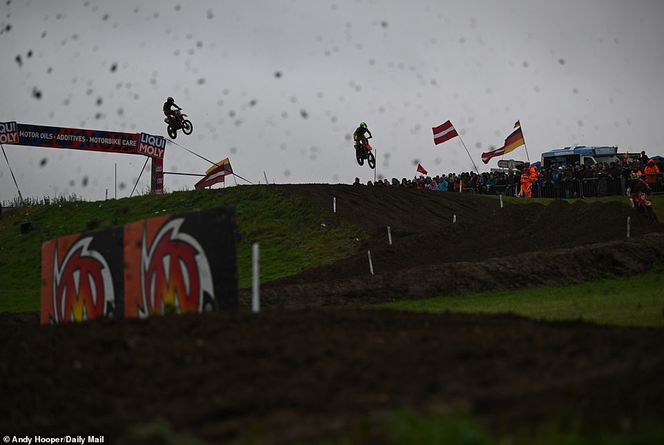 Even the frequent rain showers over the weekend couldn't dampen the spirits of those cheering from the sidelines