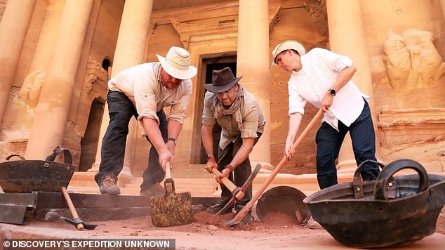 Although human remains have been found in graves in Al-Khazneh before, experts say such discoveries are rare.