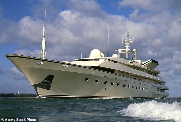 The Kingdom 5KR superyacht is pictured