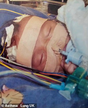 Despite a miraculous recovery as an infant (here), Spike suffered permanent brain damage