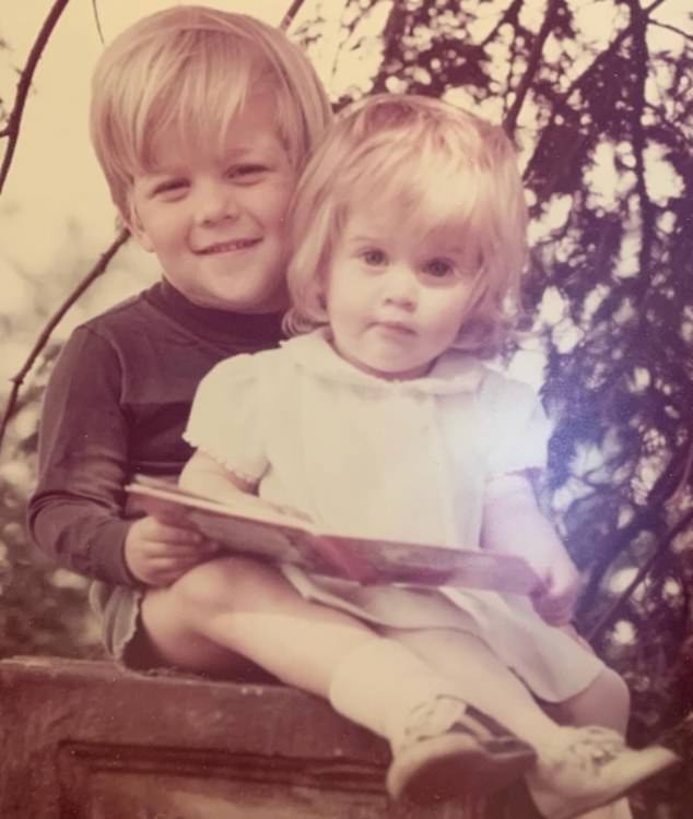 On Sunday, the Hollywood A-lister shared a childhood photo while wishing her older brother a happy birthday. Who is she?