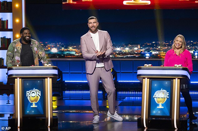 The Kansas City Chiefs tight end hosts Amazon Prime's 'Are You Smarter Than a Celebrity?'