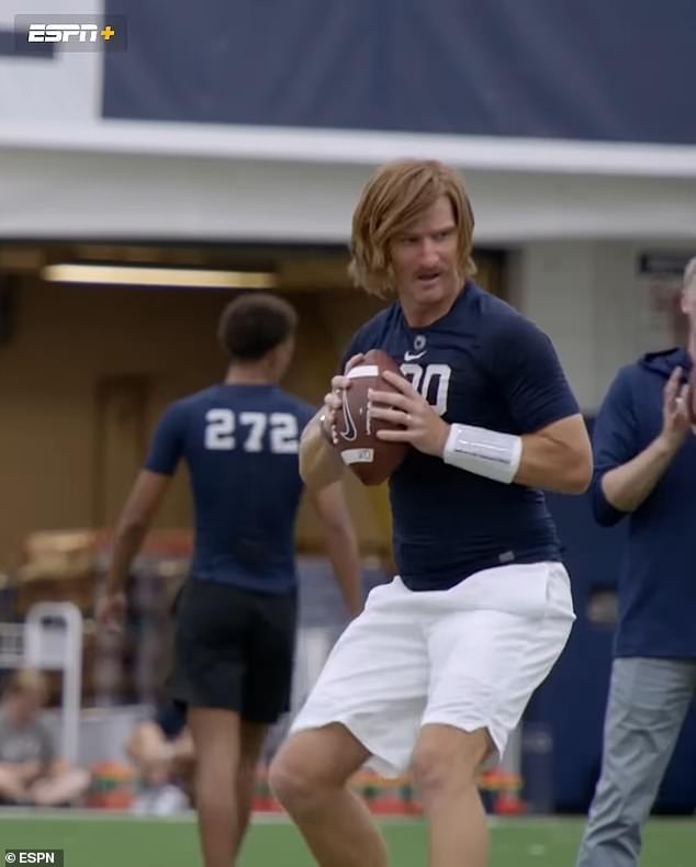 The show is based on a viral sketch by Eli Manning in which he made fun of Penn State coaches