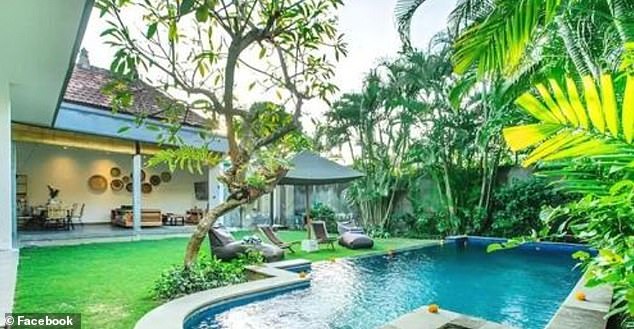 The Le Grands have listed their Seminyak villa for $200 a night, celebrating the fact that it is heavily booked as Christmas approaches