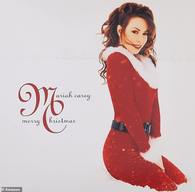 During the original shoot, Mariah was dressed in a Santa-inspired jumpsuit as she sat in the snow