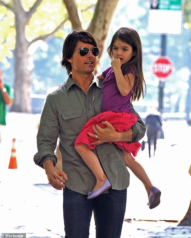 Tom has not been seen in public with his daughter for around ten years, and sources claim he now has little involvement in her life - photo 2010