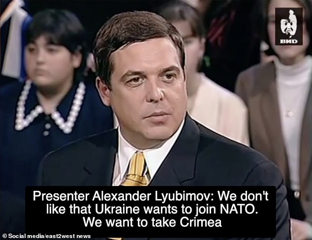 The tyrannical dictator – then two months into his first premiership under President Boris Yeltsin – was interviewed by TV presenter Alexander Lyubimov, son of former Soviet KGB spy in London Mikhail Lyubimov