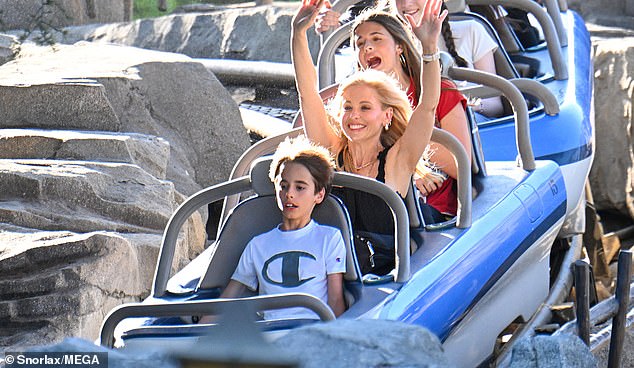 During their fun afternoon at the popular theme park in Anaheim, California, the Buffy the Vampire Slayer star, 47, and her husband, 48, were also spotted taking photos together at Haunted Mansion and exploring Star Wars: Galaxy's Edge.