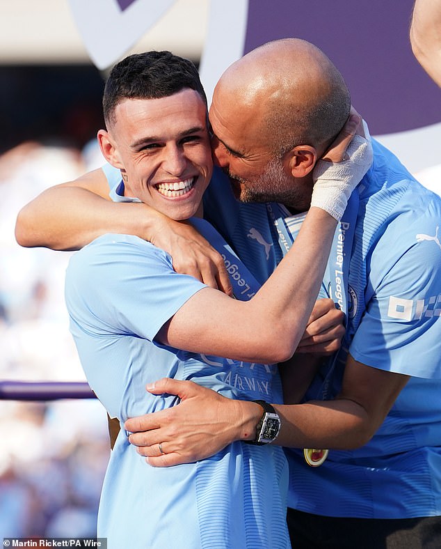 Phil Foden is his 'second son' according to one book and he could make the star the fulcrum of his England side if he were to take the full-time job