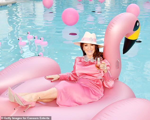 Vanderpump has spent a long time in Las Vegas where she heads three local offices. Pictured at Flamingo Las Vegas in November 2023