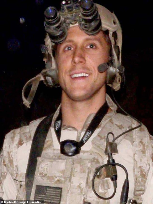 Michael Strange (photo) was killed in 2011 while serving in the war in Afghanistan