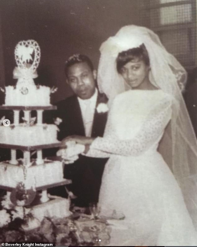 The 51-year-old shared sweet throwback snaps of her mother and father from their wedding day