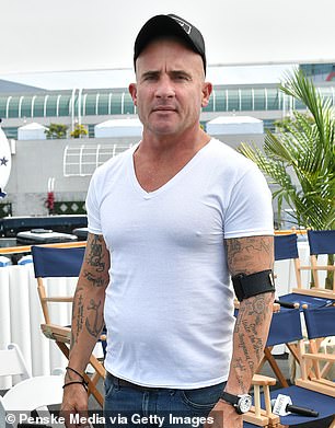 When he debuted his new look, he looked worlds away from his days as Lincoln Burrows in Prison Break