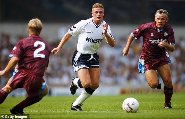 Gascoigne had enjoyed three seasons at Tottenham before leaving for Lazio in 1992