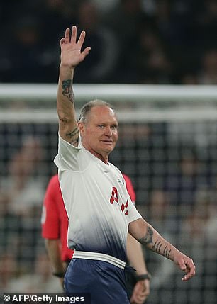 He played for Tottenham legends in a test event at the Tottenham Hotspur Stadium in 2019