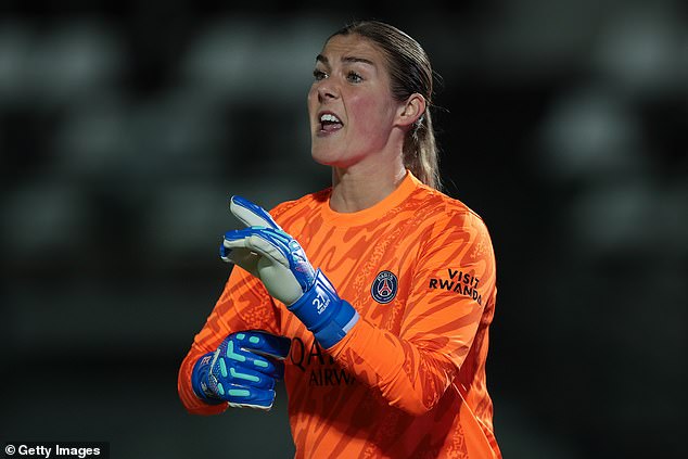 Wiegman has defended goalkeeper Mary Earps after she missed two PSG matches