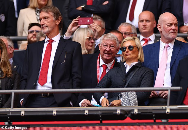 Sir Jim Ratcliffe (left) has reportedly canceled his deal with Ferguson to save on the club's costs