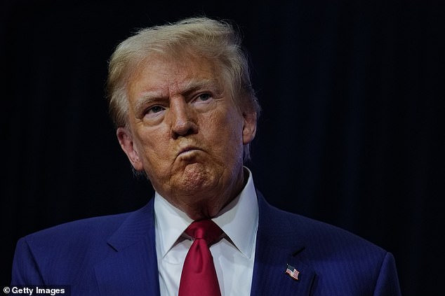 Republican presidential candidate, former President Donald Trump, holds a town hall at the Greater Philadelphia Expo Center in Oaks, Pennsylvania on October 14, 2024