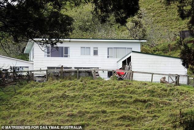 In the photo: the Phillips family home. Tom Phillips stayed there before disappearing with his children