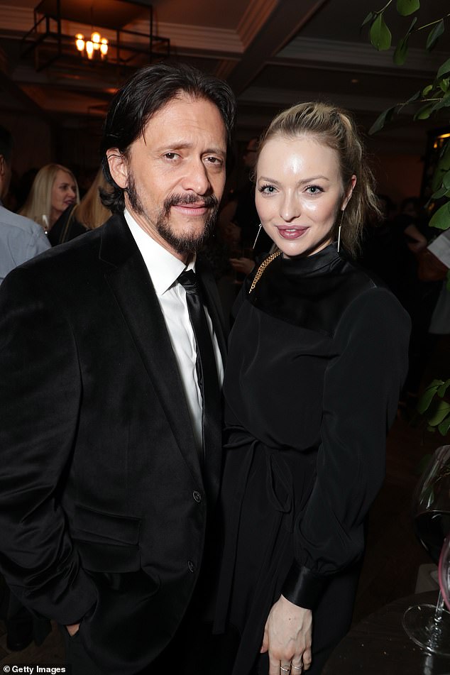 From 2016 to 2017, she was linked to Clifton Collins Jr., an actor 23 years her senior; pictured after they split in 2018