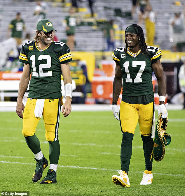 They combined for 7,517 yards and 68 touchdowns in eight seasons in Green Bay