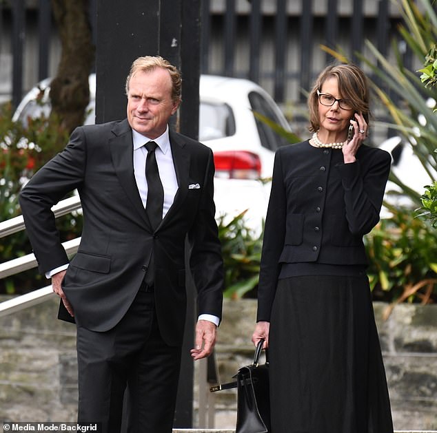 Antonia Kidman was seen here on Tuesday with husband Craig Maran