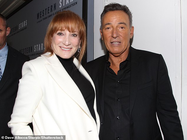 When Patti was diagnosed with a form of blood cancer called multiple myeloma in 2018 and stopped touring as she privately dealt with the health crisis; Patti and Bruce seen in October 2019