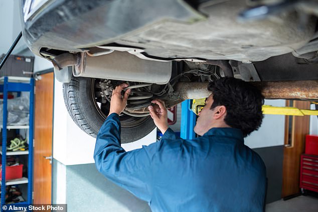 Ms Armitage spotted the charge notice sign just as she prepared to pay $900 via tap-and-go for an excess car repair bill at an Adelaide mechanic (stock image)